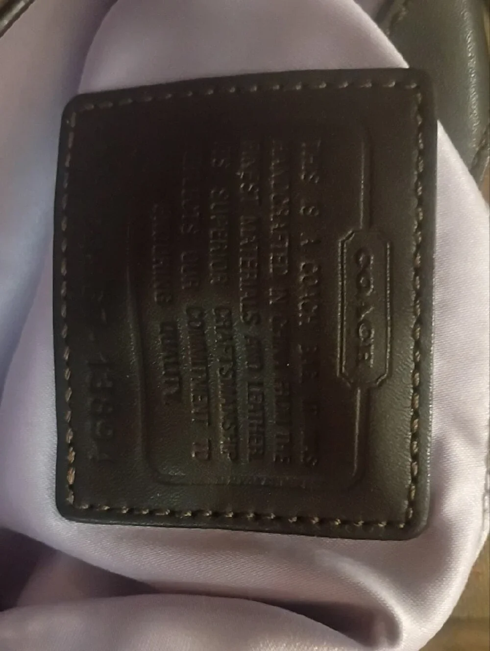 Coach Signature Hobo Bag in Taupe and Dark Brown